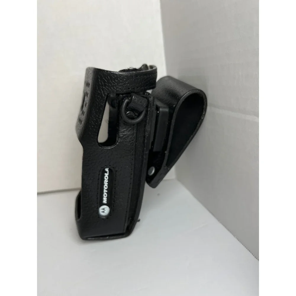 Motorola RLN5496A Genuine Leather Swivel Belt Loop Radio Carry Case Holster